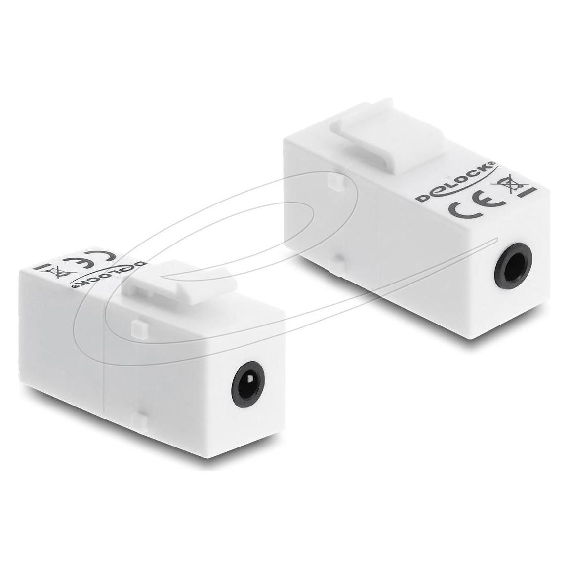 Delock Keystone Modul Klinkenbuchse 3,5 mm 4 Pin zu Klinkenb (87234)