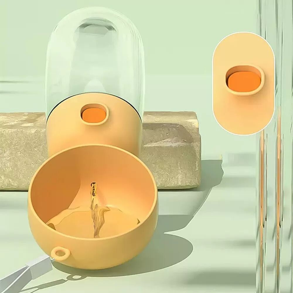 INF Tragbarer Haustier Wasser- und Futterbehälter kompatibel mit allen Marken - 400ml Wasser, 182ml Futter