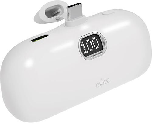 Puro Powerbank USB-C  Power Plug 5 5000mAh - Branco