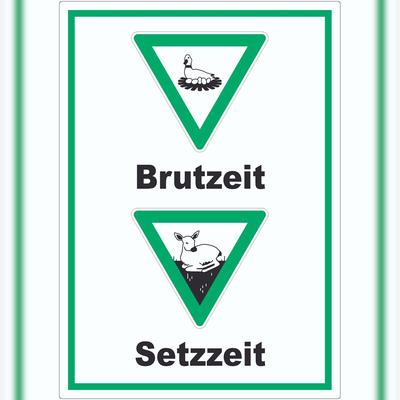 HB-Druck Brut- und Setzzeit hochkant Aufkleber A8 (52x74mm)