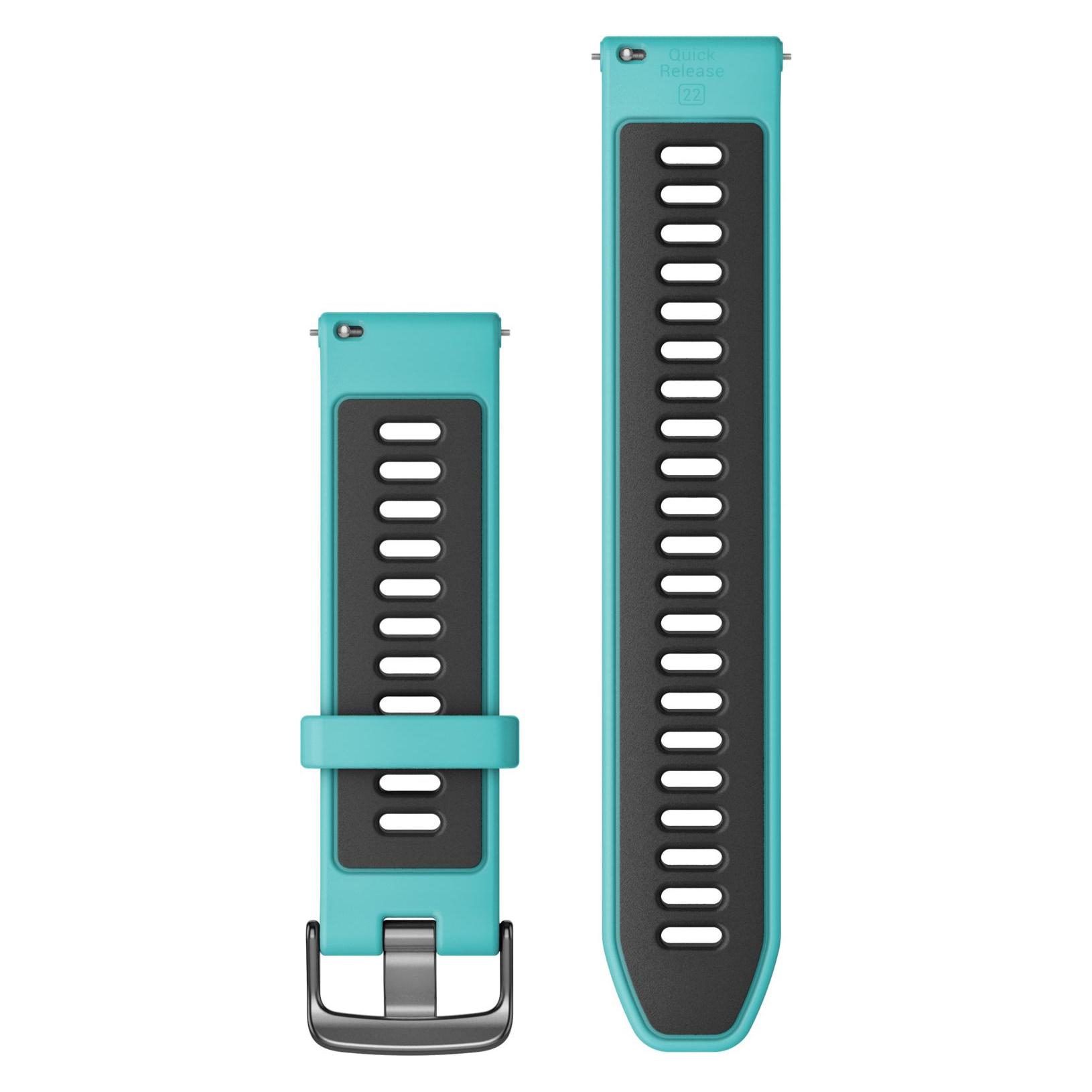 Garmin Accy,Replacement Band, Forerunner 265, Aqua (22 mm, Silicone) (010-11251-A2)