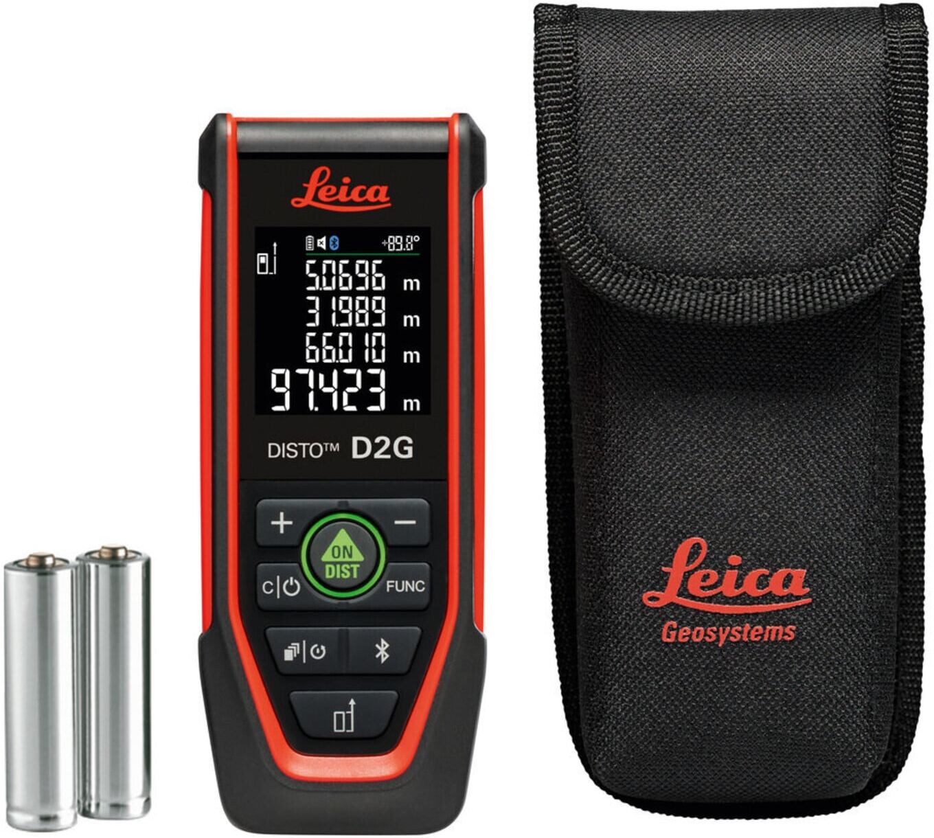 Leica Handlasermeter DISTO D2G-2 grün 120m IP54 Bluetooth (1017808)