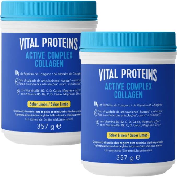 Vital Proteins Pack Active Complex Collagen Limón 2x357 g