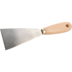 Schuller Spachtel 50004, Breite 60mm, Malerspachtel aus Edelstahl, mit Holzgriff