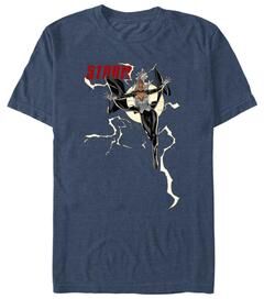 Men's Big & Tall Strongest Storm Tops & Tees by Mad Engine in Navy Heather (Size 3XL)