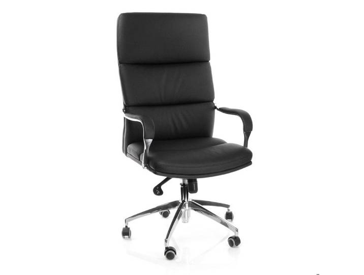 Siège de direction de qualité professionnelle - hjh OFFICE - BRUNELLO 20 - Noir - similicuir
