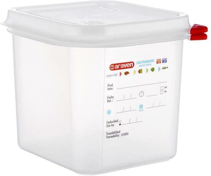 Araven Contenitore con Coperchio 1/6 1,1 l