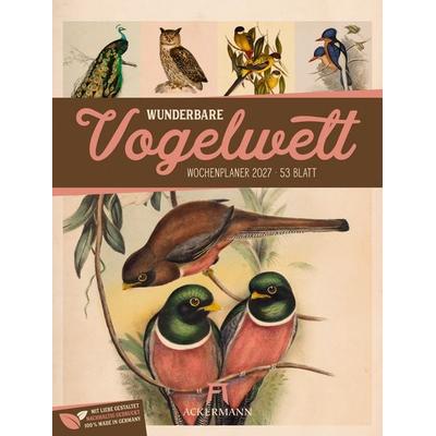 Wunderbare Vogelwelt Wochenplaner Kalender 2027