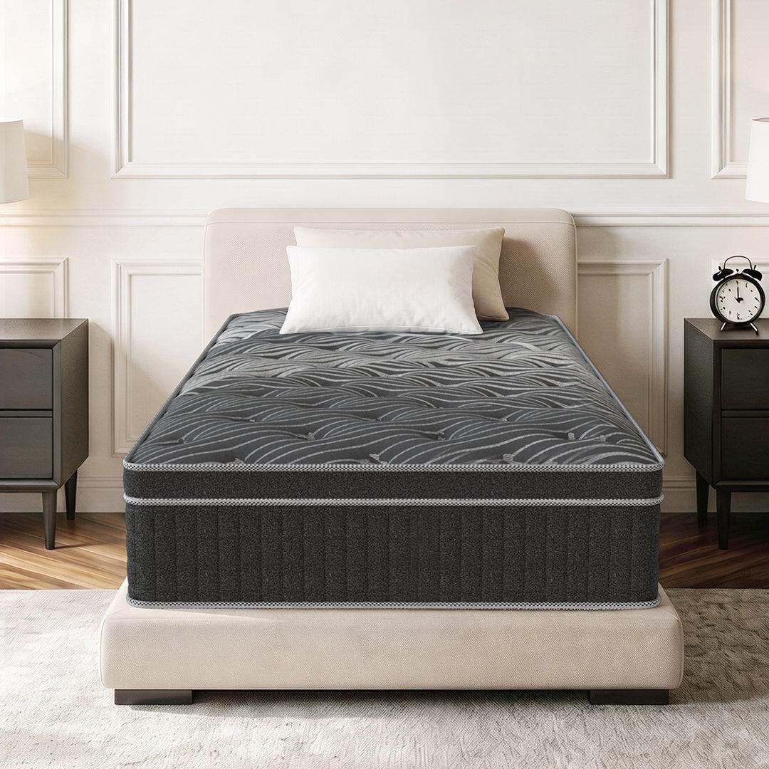 Rattrix 30cm Memory Foam Pocket Sprung Mattress - Medium Firm Single