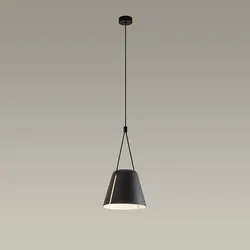 LEDS C4 Pendelleuchte ATTIC CONIC SHAPE E27 15W schwarz LEDS-00-7389-05-05