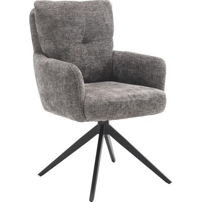 Esszimmerstuhl HOME AFFAIRE "Valldemossa", grau (anthrazit, schwarz, anthrazit), B:60cm H:92cm T:67cm, Stühle, Esszimmerstuhl