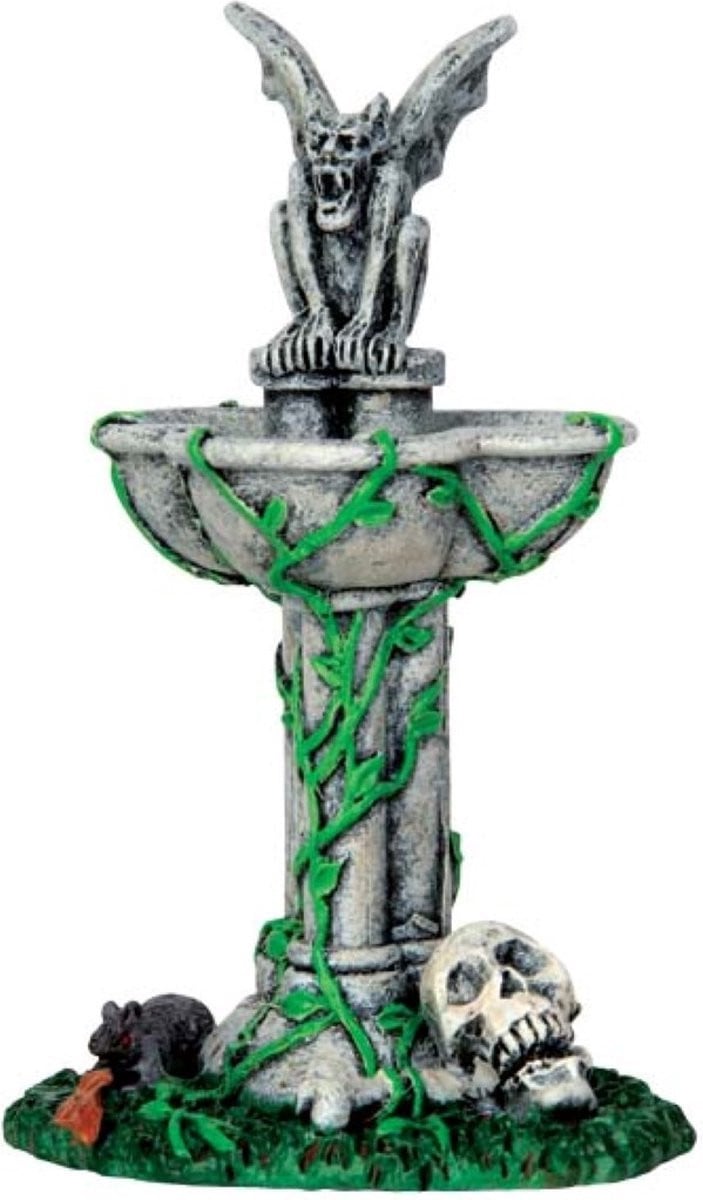Lemax Spooky Town Abandoned Fountain