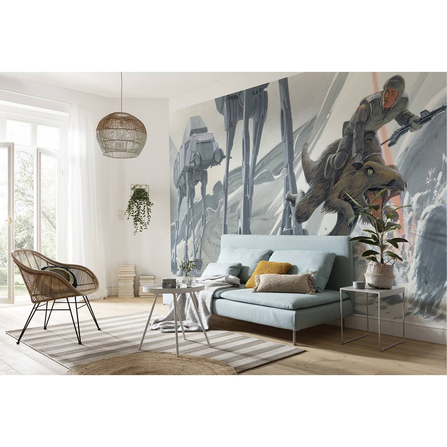 home24 Fotobehang StarWars Hoth Battle Ground 500 x 250 cm