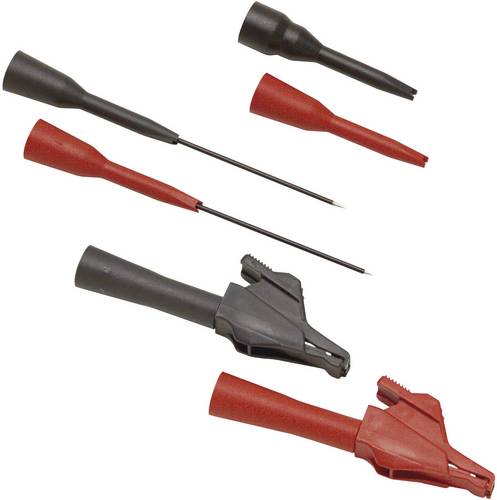 Fluke TP920 Sicherheits-Prüfspitzen-Set 1616659 Steckanschluss 2mm CAT III 300V Rot, Schwarz 1St.