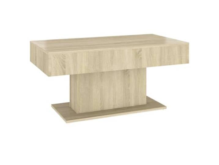 Favemtsl Couchtisch Sonoma-Eiche Optik 96x50x45 cm Holzwerkstoff Tisch Zeitloser Kaffeetisch für das Wohnzimmer mit pflegeleichter Oberfläche in Sonoma-Eiche Optik und stabiler Konstruktion.