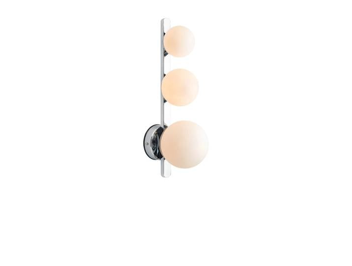 Applique murale 3xG9 chrome et blanc
