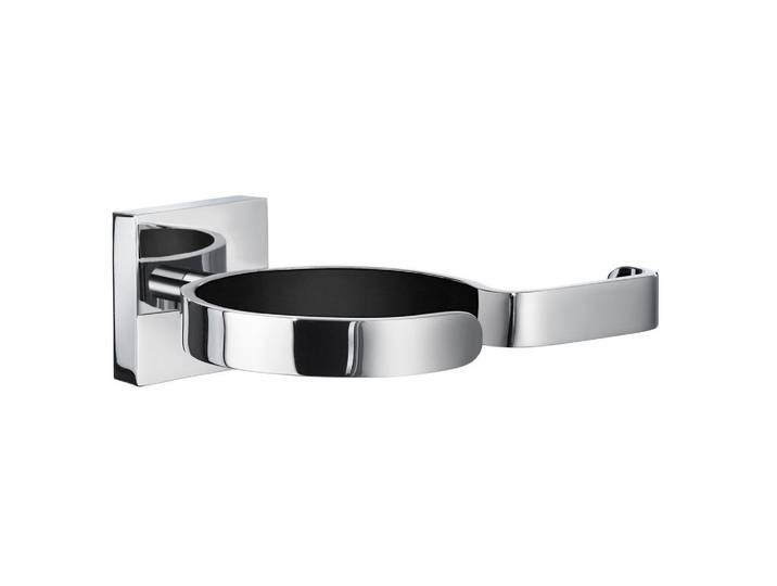Haartrocknerhalter, Chromfarben, Metall, 12.9x4.5x10 cm, Badaccessoires, Sonstige Badaccessoires