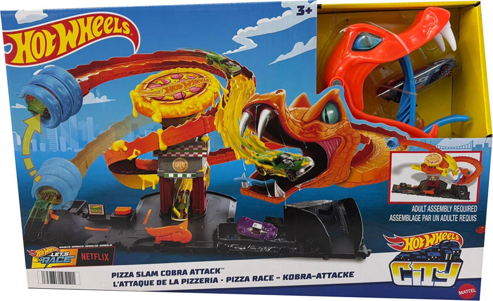 Hot Wheels RC Speed Challenge racebaan set 1:64 schaal
