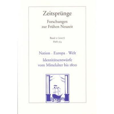 Nation - Europa - Welt, Taschenbuch von Ingrid Baumgärtner,Claudia Brinker-von der Heyde,Andreas Gardt,Claudia Brinker der Heyde, Klostermann,