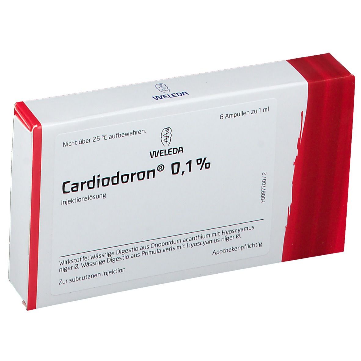 Cardiodoron 0,1% Injektionslösung 8x1 ml