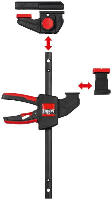 Bessey Serre-joint à une main 150x60mm / 120-310mm 2 pcs. (EZR15SET)