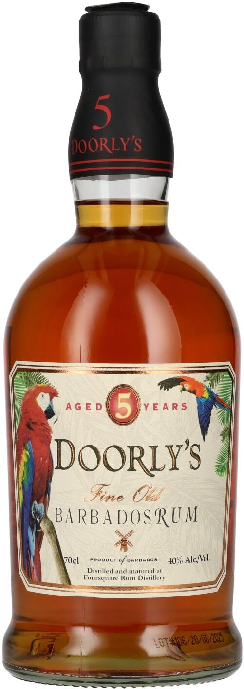 Doorly's Barbados Rum Doorly's 5 Years Old Fine Old Barbados Rum 40% Vol. 0,7l