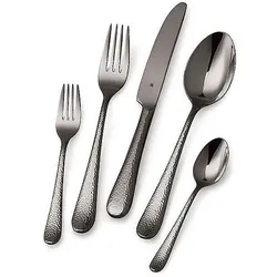 WMF Sitello Besteck Set 6 Personen, Besteck, Schwarz, Grau, Silber