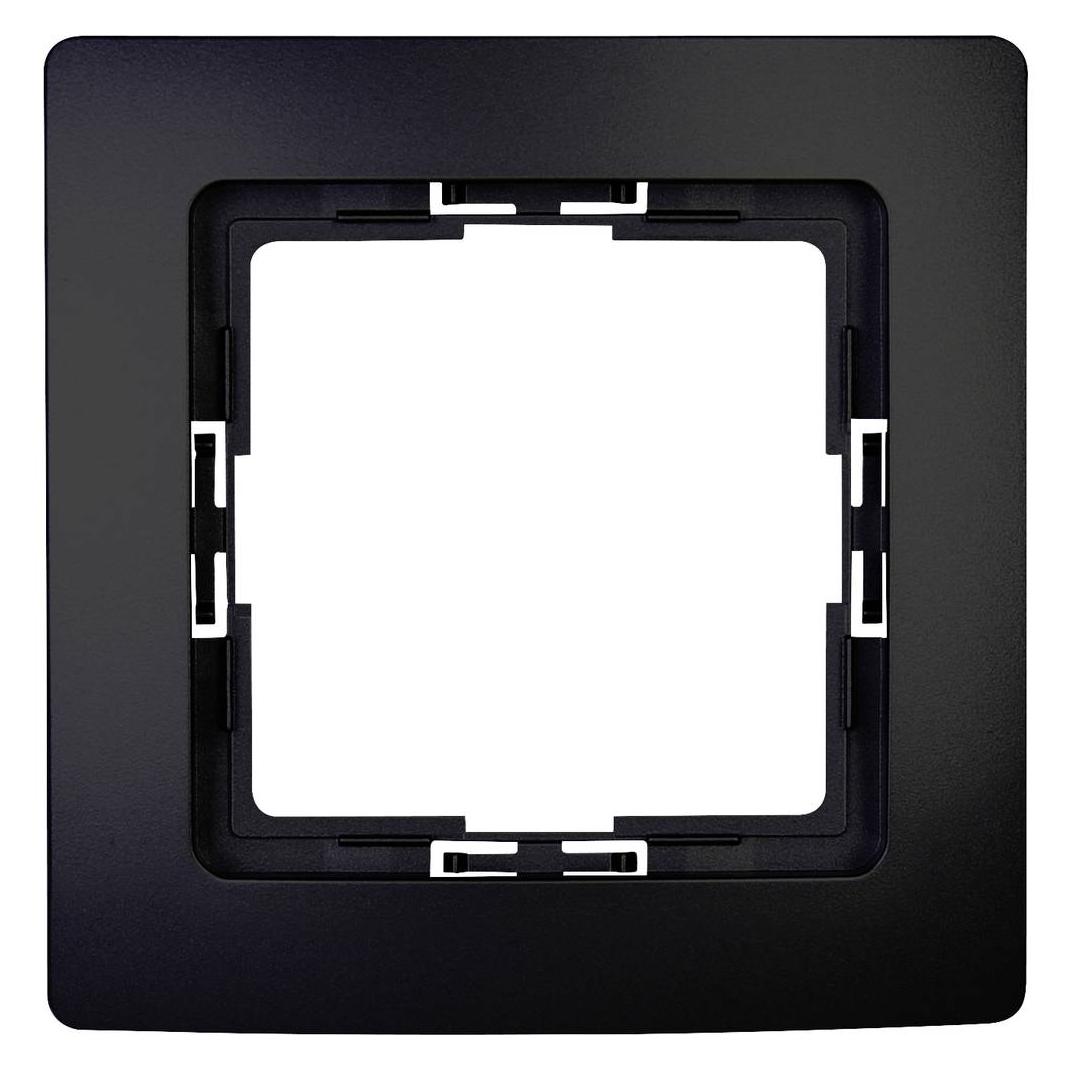 Kopp Rahmen Abdeckung Paris Schwarz (matt) 308450066 (308450066)