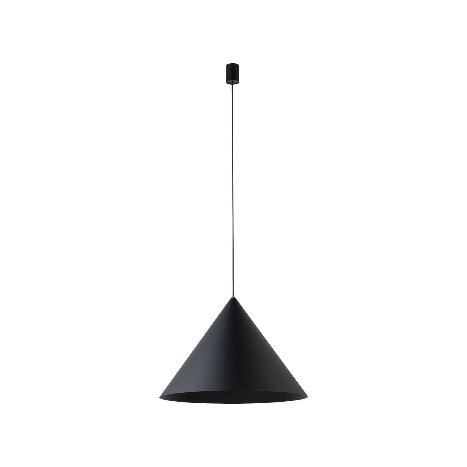 Nowodvorski Zenith 1 LED hanglamp, zwart/messing