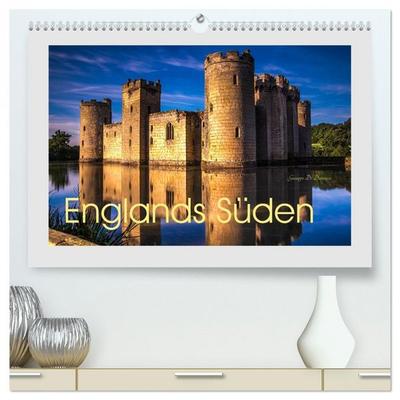 Englands Süden (hochwertiger Premium Wandkalender 2026 DIN A2 quer), Kunstdruck in Hochglanz