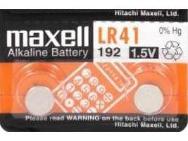 Maxell 11716800 Wegwerpbatterij LR41 Alkaline 1,5 V, 10 stuks