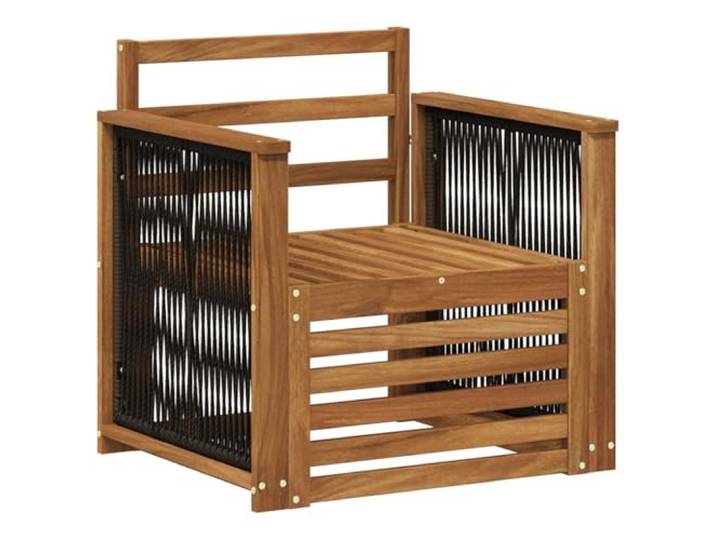 Coespram Outdoor Mittelsofa aus Massivholz Akazie, Natur Robustes Akazien-Modulsofa für Terrasse, Balkon und Garten. Modulares Design mit 110 kg Belastbarkeit pro Sitzplatz.