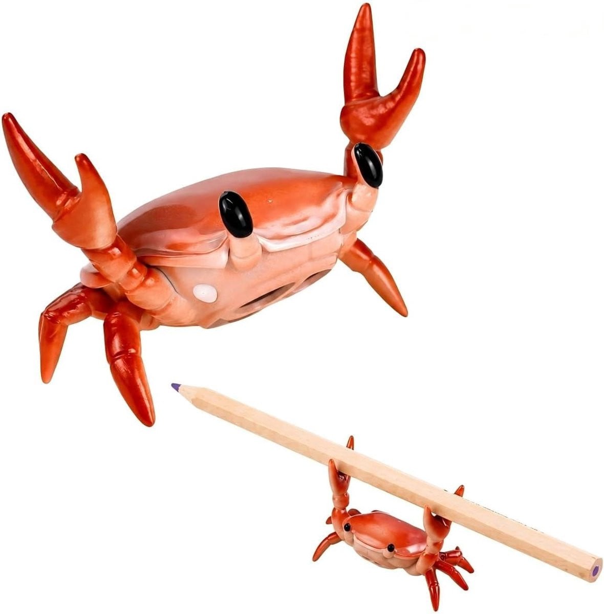 Creatieve Krabvormige Potloodhouder voor Bureau en Desk Organizer met Opslagrack