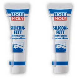 2x Schmierfett LIQUI MOLY 3312 Silicon-Fett transparent Silikonfett Schmierung 100g