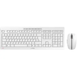 CHERRY Stream kabelloses Desktop-Set - QWERTZ DE - grau