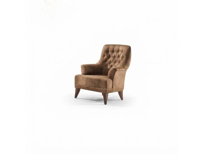JVmoebel Loungesessel Eleganter Wartezimmersessel in Braun mit hochwertiger Polsterung (Packung, 1-St., Wartezimmersessel in Braun – Loungesessel für Hotels und Lobbys), Made in Europe