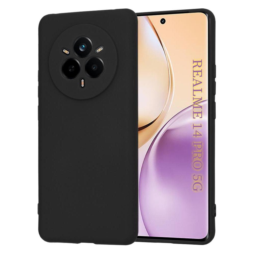 Techsuit - SoftFlex - Realme 14 Pro - Black (Realme 14 Pro) (56365865)