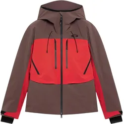 Oakley, Damen, Skijacke, Kendall Rc Shell (M), Rot, Schwarz, Braun