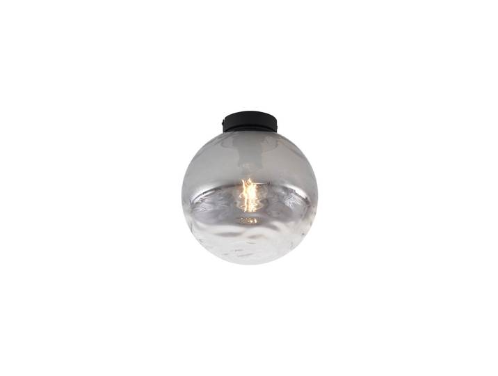 Plafonnier design noir avec verre fumé dégradé - Pillon