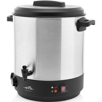 ETA Einkochautomat "GRANNY, ETA112790000", silber (silberfarben, schwarz), B:47,2cm H:48,5cm T:44,1cm, Einkochautomaten, 25l, Timer, Keep Warm Funktion