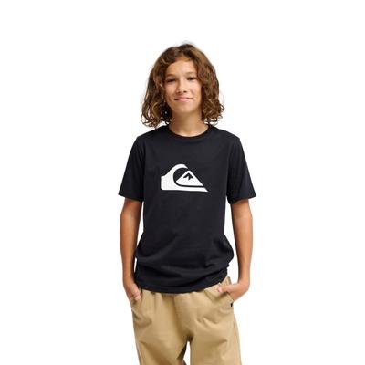 T-Shirt QUIKSILVER "Ev Comp Logo", Jungen, Gr. 16, schwarz, Obermaterial: 100% Baumwolle., Shirts T-Shirt