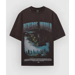 Oakley Reverse World T-Shirt pitch black Gr. L