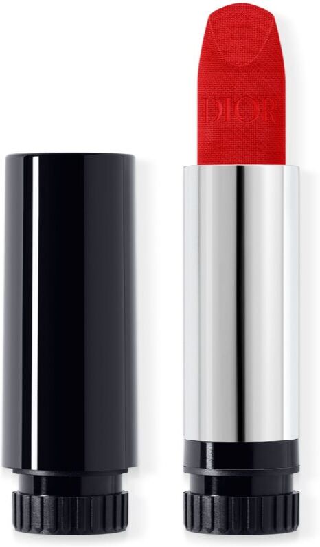 Christian Dior Rouge Dior The Refill recharge de rouge à lèvres - 2 finis : velvet et satin teinte 999 Velvet 3.5 g
