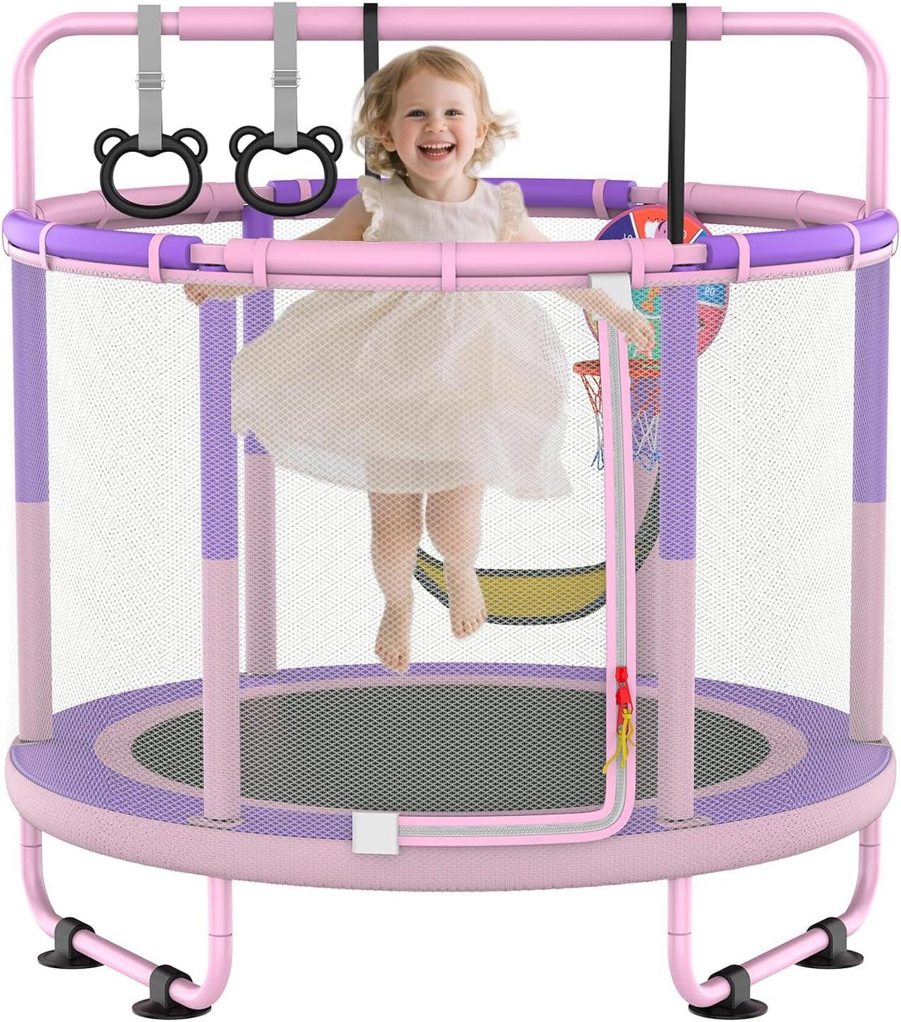 Selius Trampoline voor kinderen - Veilig springkussen en speelmat voor buiten