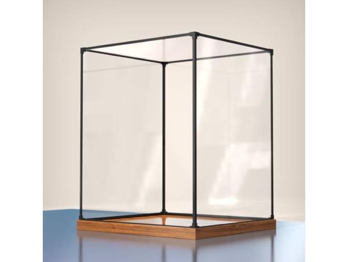 WLCGYD Acryl Vitrine Acryl-Vitrine, 50 60 40 45 55 15 10 cm, Transparente Vitrine Für Sammlerfiguren(60x60x60cm/24x24x24in)