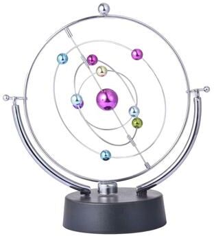 Uplift Picks Perpetual Motion Desk Toy Rotating Celestial Globe Kinetic Decor Perpetual Motion Desk Toy Rotating Celestial Globe Kinetic Decor