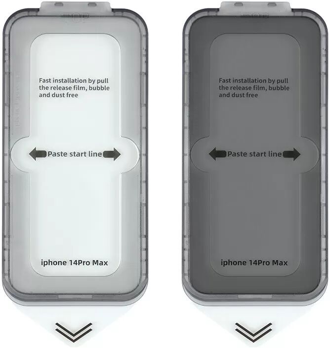 INF 2er-Pack HD-Bildschirmfolie, explosionsgeschützt, staubdicht, kratzfest für iPhone iPhone 14 Pro