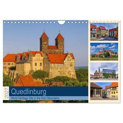 Quedlinburg - World Heritage Site in the Harz Mountains (Wall Calendar 2027 DIN A4 landscape), CALVENDO 12 Month Wall Calendar