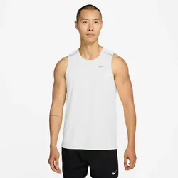 NIKE Miler Dri-FIT Lauf-Tanktop Herren 100 - white/reflective silv M