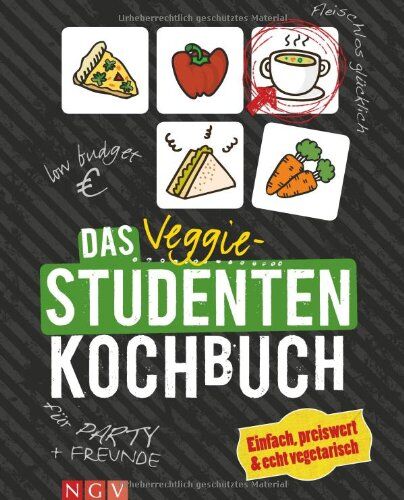 Das Veggie-Studentenkochbuch: Einfach, preiswert & echt vegetarisch - Preis vom 09.10.2026 07:28:09 h